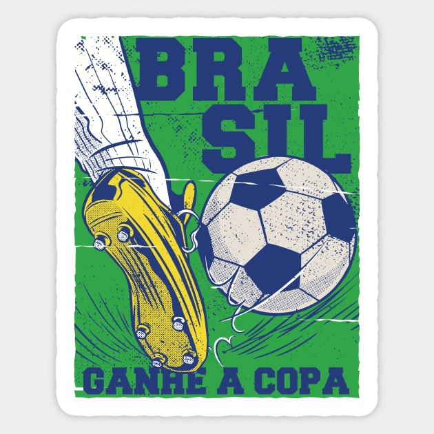 Brasil Ganhe a Copa // Brazil Win the Cup Sticker by SLAG_Creative